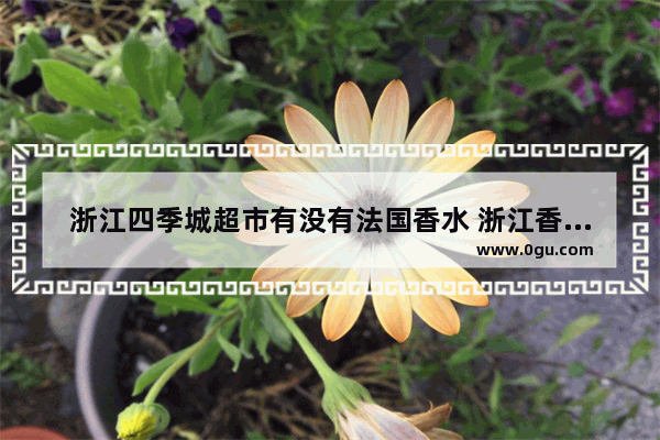 浙江四季城超市有没有法国香水 浙江香水品牌加盟店排行榜