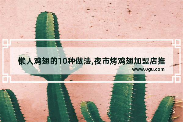 懒人鸡翅的10种做法,夜市烤鸡翅加盟店推荐