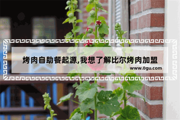 烤肉自助餐起源,我想了解比尔烤肉加盟