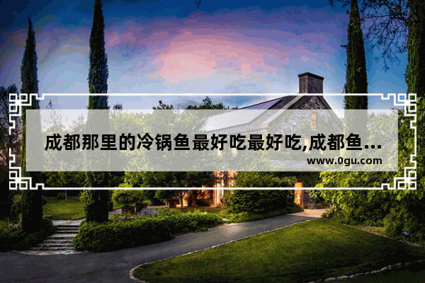成都那里的冷锅鱼最好吃最好吃,成都鱼火锅加盟店推荐