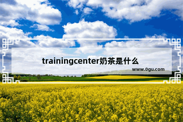 trainingcenter奶茶是什么 山东热饮奶茶加盟