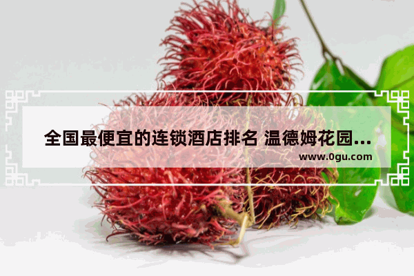 全国最便宜的连锁酒店排名 温德姆花园酒店加盟费多少