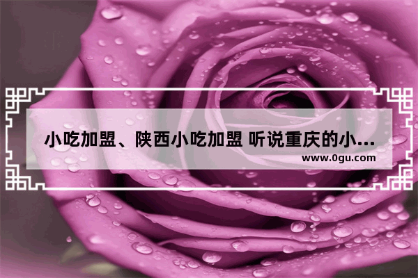 小吃加盟、陕西小吃加盟 听说重庆的小吃很有特色 哪家最好呢 特色美食街加盟
