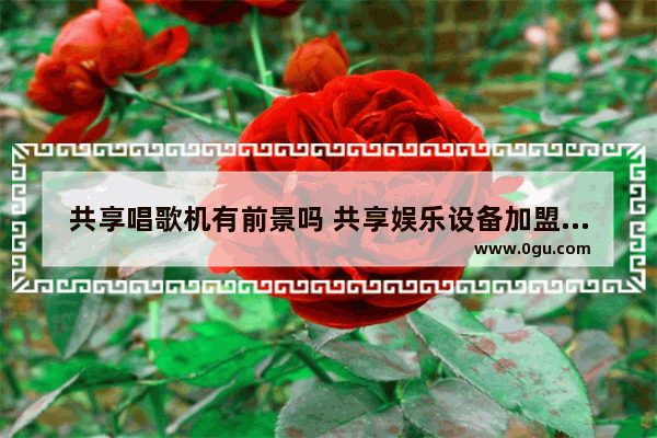 共享唱歌机有前景吗 共享娱乐设备加盟店排行榜