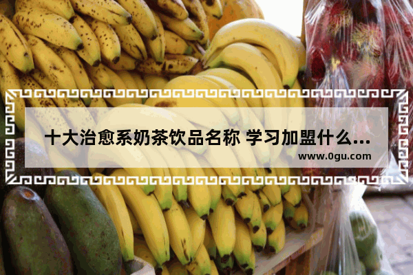 十大治愈系奶茶饮品名称 学习加盟什么牌子的奶茶好