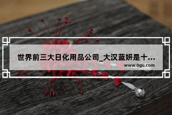 世界前三大日化用品公司_大汉蓝妍是十大品牌吗