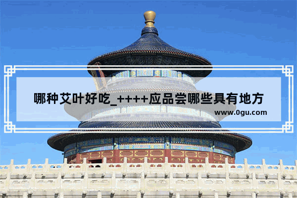 哪种艾叶好吃_++++应品尝哪些具有地方民族特色的菜点小吃呢