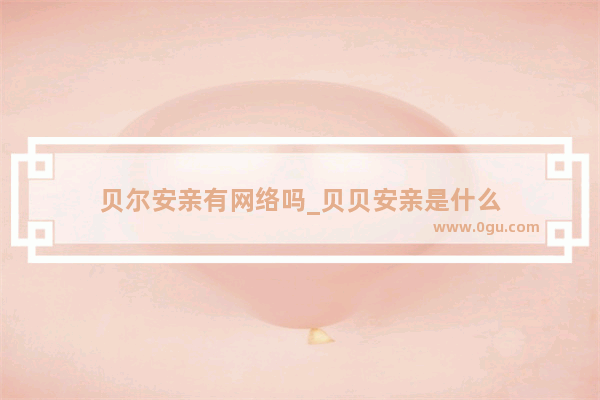 贝尔安亲有网络吗_贝贝安亲是什么