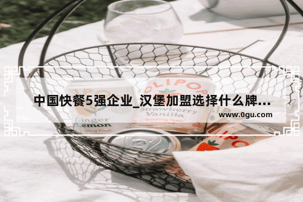 中国快餐5强企业_汉堡加盟选择什么牌子好