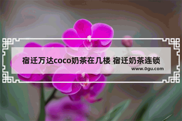 宿迁万达coco奶茶在几楼 宿迁奶茶连锁店加盟