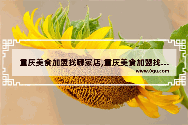 重庆美食加盟找哪家店,重庆美食加盟找哪家店