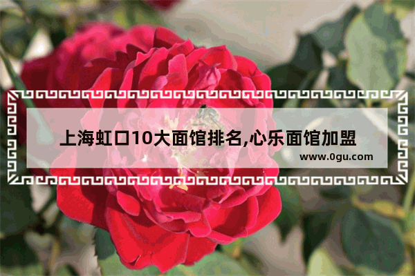 上海虹口10大面馆排名,心乐面馆加盟