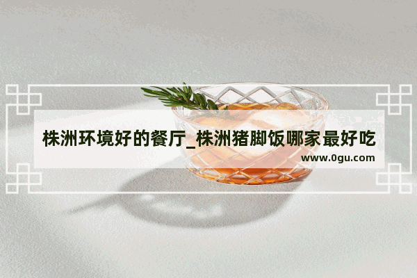株洲环境好的餐厅_株洲猪脚饭哪家最好吃