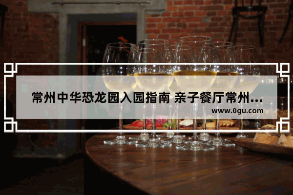 常州中华恐龙园入园指南 亲子餐厅常州探店美食加盟