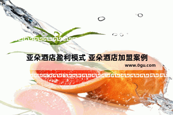 亚朵酒店盈利模式 亚朵酒店加盟案例