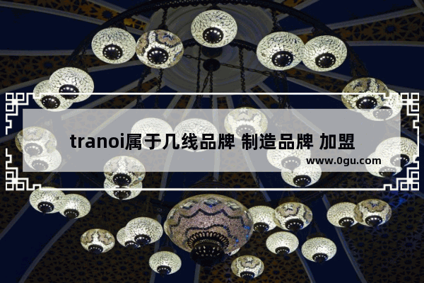 tranoi属于几线品牌 制造品牌 加盟