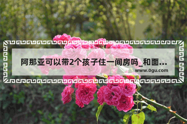 阿那亚可以带2个孩子住一间房吗_和面时为什么放点油和盐