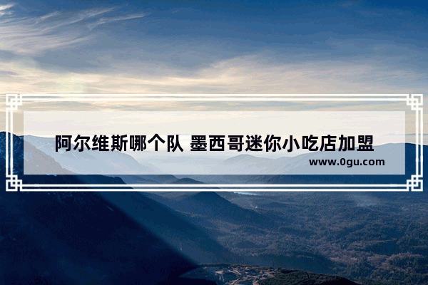 阿尔维斯哪个队 墨西哥迷你小吃店加盟