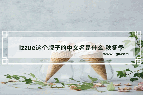 izzue这个牌子的中文名是什么 秋冬季品牌服装加盟店推荐
