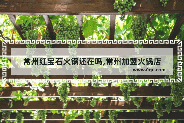 常州红宝石火锅还在吗,常州加盟火锅店