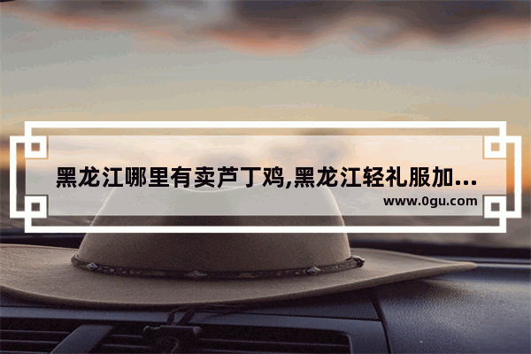 黑龙江哪里有卖芦丁鸡,黑龙江轻礼服加盟店排行榜