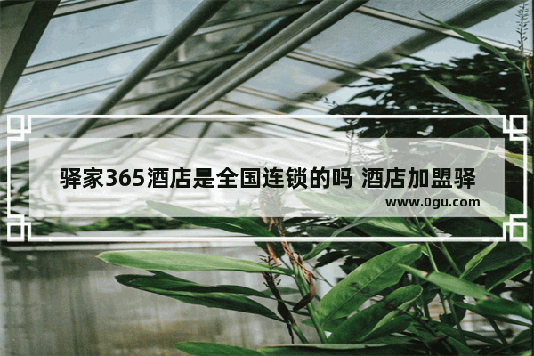 驿家365酒店是全国连锁的吗 酒店加盟驿家365