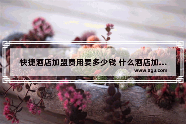 快捷酒店加盟费用要多少钱 什么酒店加盟费少