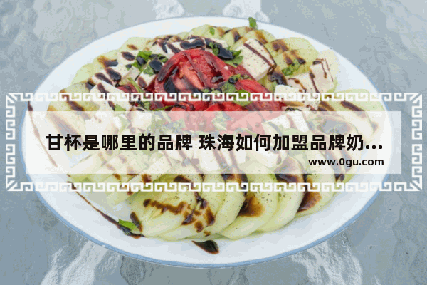 甘杯是哪里的品牌 珠海如何加盟品牌奶茶店