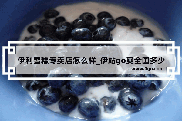 伊利雪糕专卖店怎么样_伊站go爽全国多少家