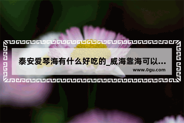 泰安爱琴海有什么好吃的_威海靠海可以露营的村庄