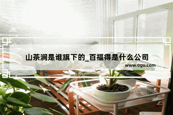 山茶涧是谁旗下的_百福得是什么公司