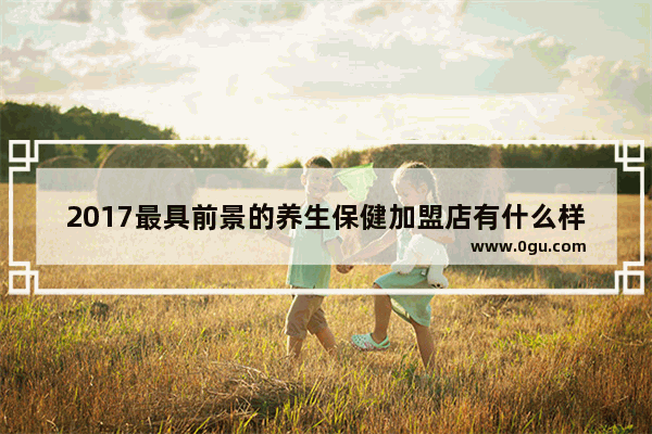 2017最具前景的养生保健加盟店有什么样的
