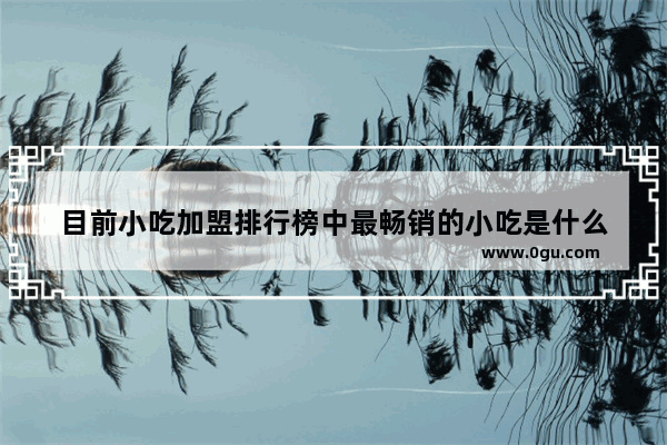 目前小吃加盟排行榜中最畅销的小吃是什么