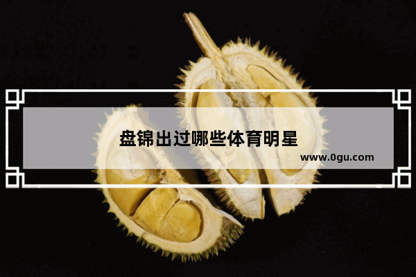 盘锦出过哪些体育明星