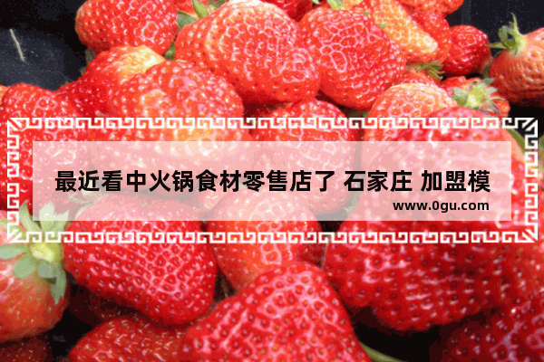 最近看中火锅食材零售店了 石家庄 加盟模式 不知道可行吗