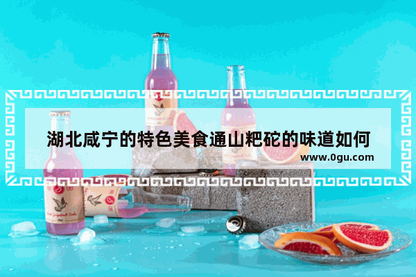 湖北咸宁的特色美食通山粑砣的味道如何