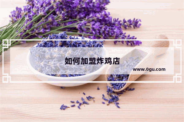 如何加盟炸鸡店