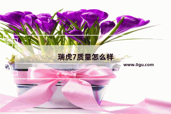 瑞虎7质量怎么样