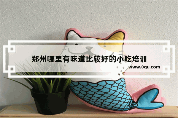 郑州哪里有味道比较好的小吃培训