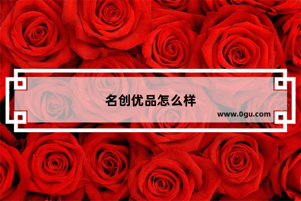名创优品怎么样