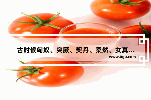 古时候匈奴、突厥、契丹、柔然、女真、鞑靼指的是什么意思