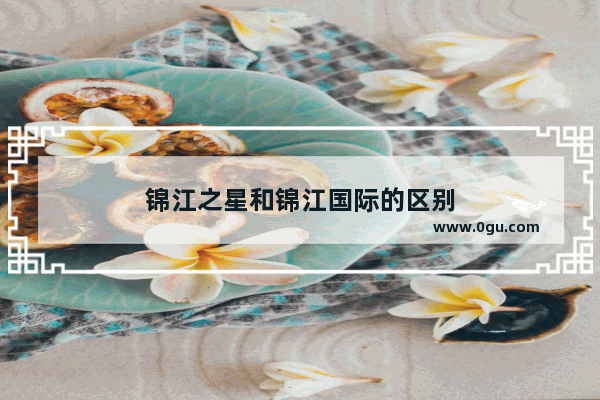 锦江之星和锦江国际的区别