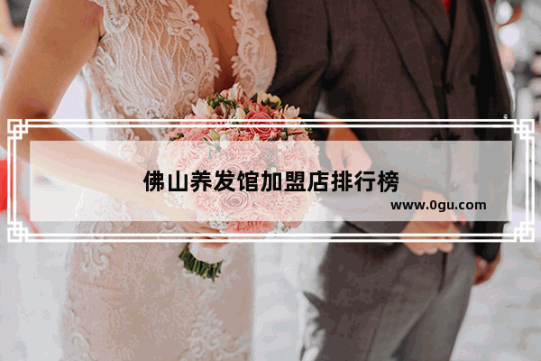 佛山养发馆加盟店排行榜