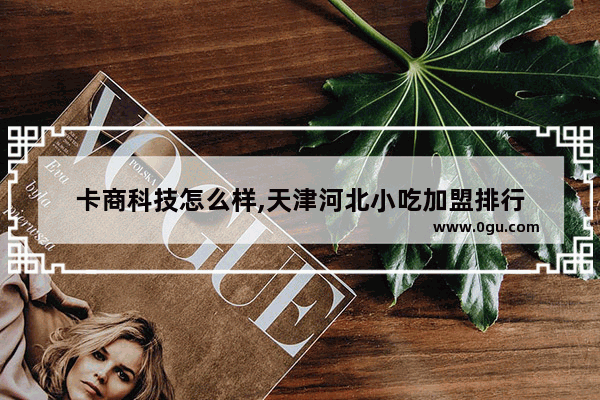 卡商科技怎么样,天津河北小吃加盟排行