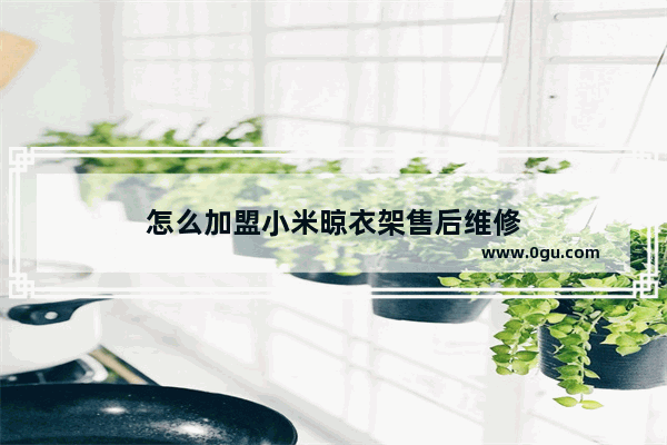 怎么加盟小米晾衣架售后维修