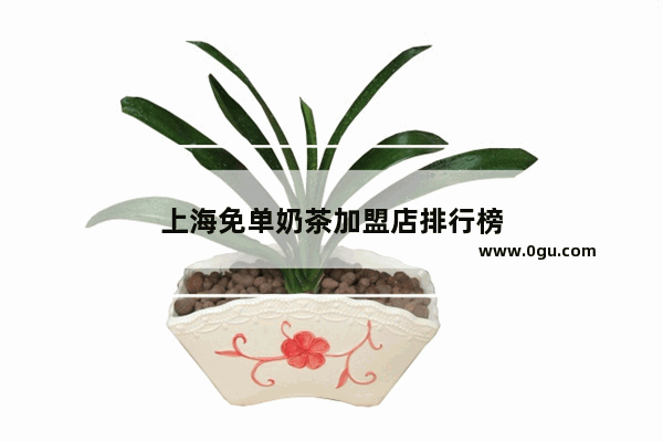 上海免单奶茶加盟店排行榜