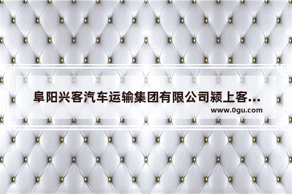 阜阳兴客汽车运输集团有限公司颍上客运分公司介绍
