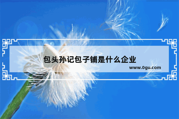 包头孙记包子铺是什么企业
