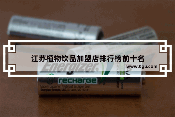 江苏植物饮品加盟店排行榜前十名