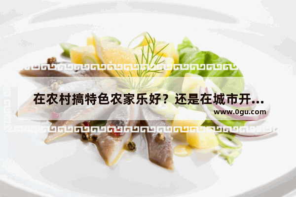在农村搞特色农家乐好？还是在城市开个小店好呢
